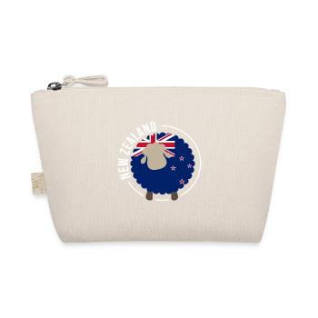 New Zealand sheep flag New Zealand gift - Organic Pouch - nature - Front