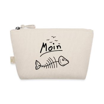 Moin Möwen Fisch Meer - Bio-Täschchen - Natur - Vorne