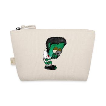 Mobile phone zombie after the smartphone is before the zombi - Organic Pouch - nature - Front