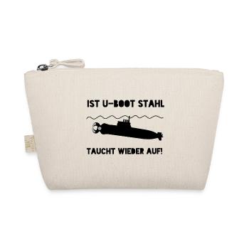 Ist U-Boot Stahl - Taucht wieder auf - Bio-Täschchen - Natur - Vorne