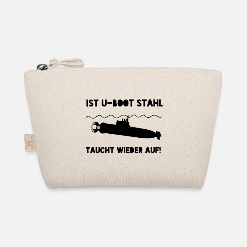 Ist U-Boot Stahl - Taucht wieder auf - Bio-Täschchen - Natur