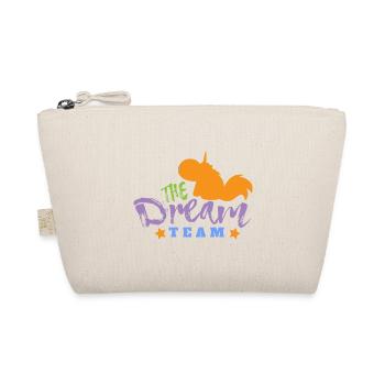 Unicorn The Dream Team Funny gift idea - Organic Pouch - nature - Front