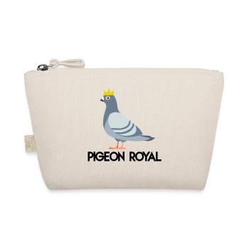 Royal pigeon (black typo) - Organic Pouch - nature - Front