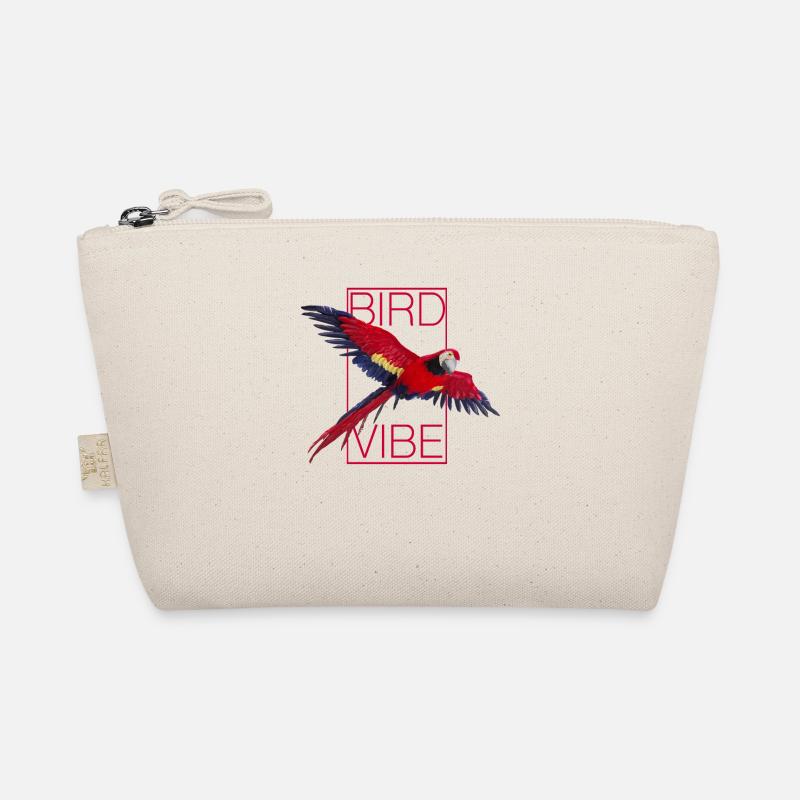 Red Parrot - BIRD VIBE Organic Pouch