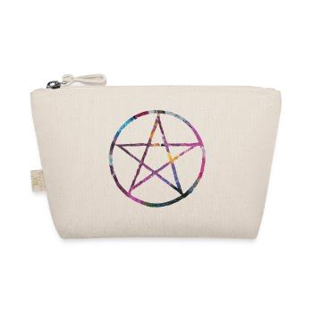 Pentagram paint - Organic Pouch - nature - Front