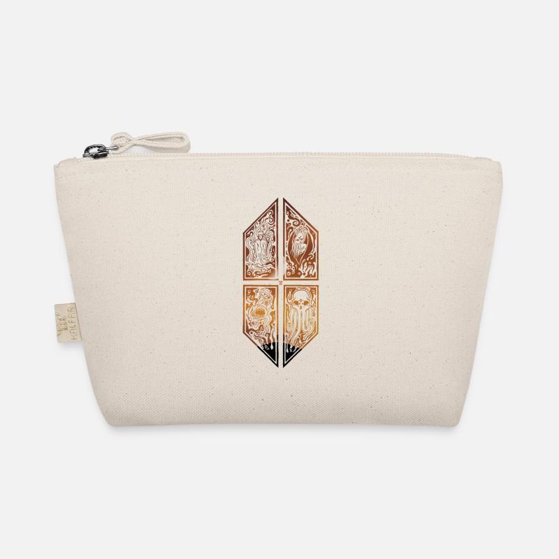 Cthulhu Ornament Landschaft Bio-Täschchen