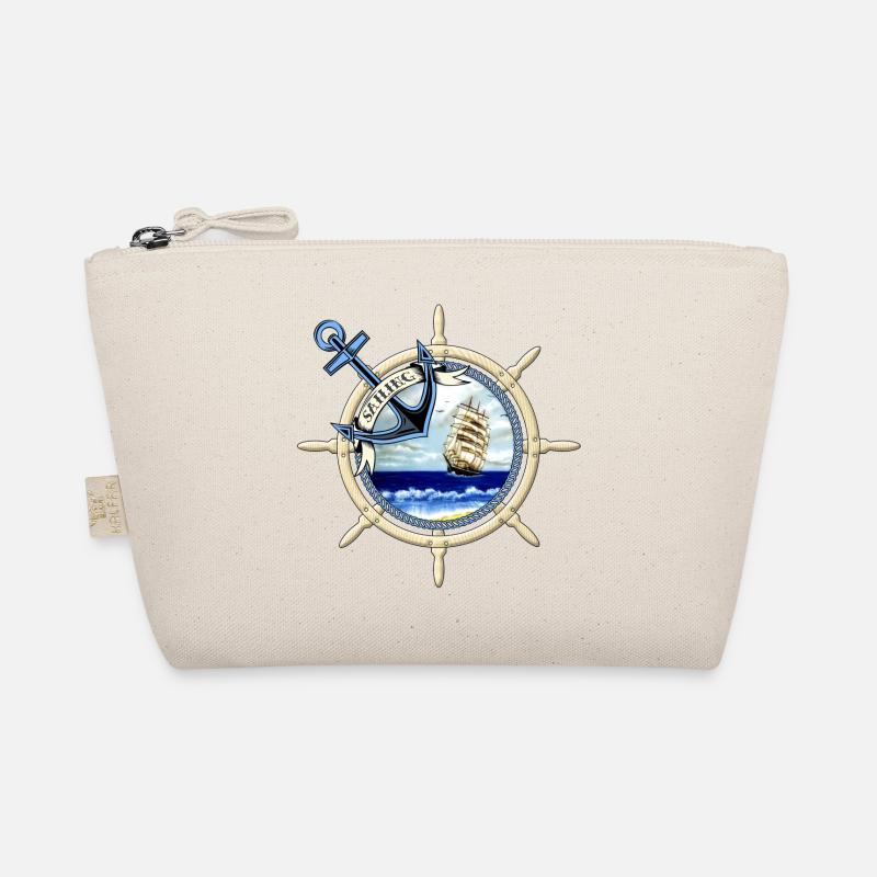 Segelschiff - Bio-Täschchen - Natur