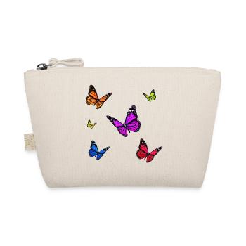 Multicoloured Monarch Butterfly set - Organic Pouch - nature - Front