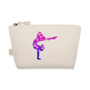 Gymnastique fille gymnaste yoga pose cadeau - Trousse biologique - nature - Devant