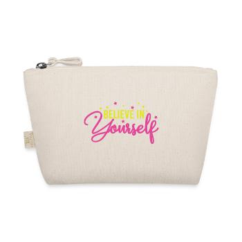 Motivationssprüche Believe In Yourself Geschenk - Bio-Täschchen - Natur - Vorne
