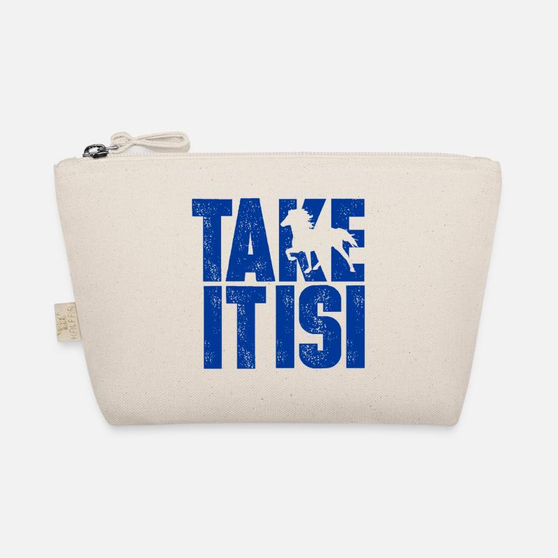 Islandpferd Isländer Take it isi Reiten Geschenk Bio-Täschchen