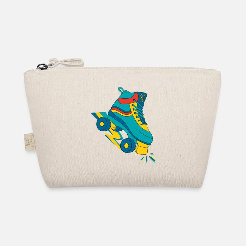 80's, Rollers, 80s, retro, vintage Organic Pouch