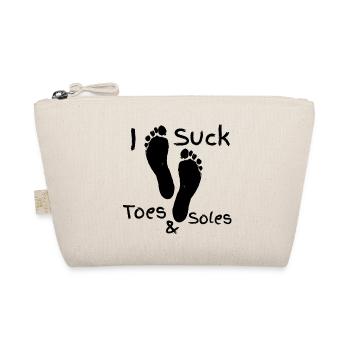 i suck toes &soles - Organic Pouch - nature - Front