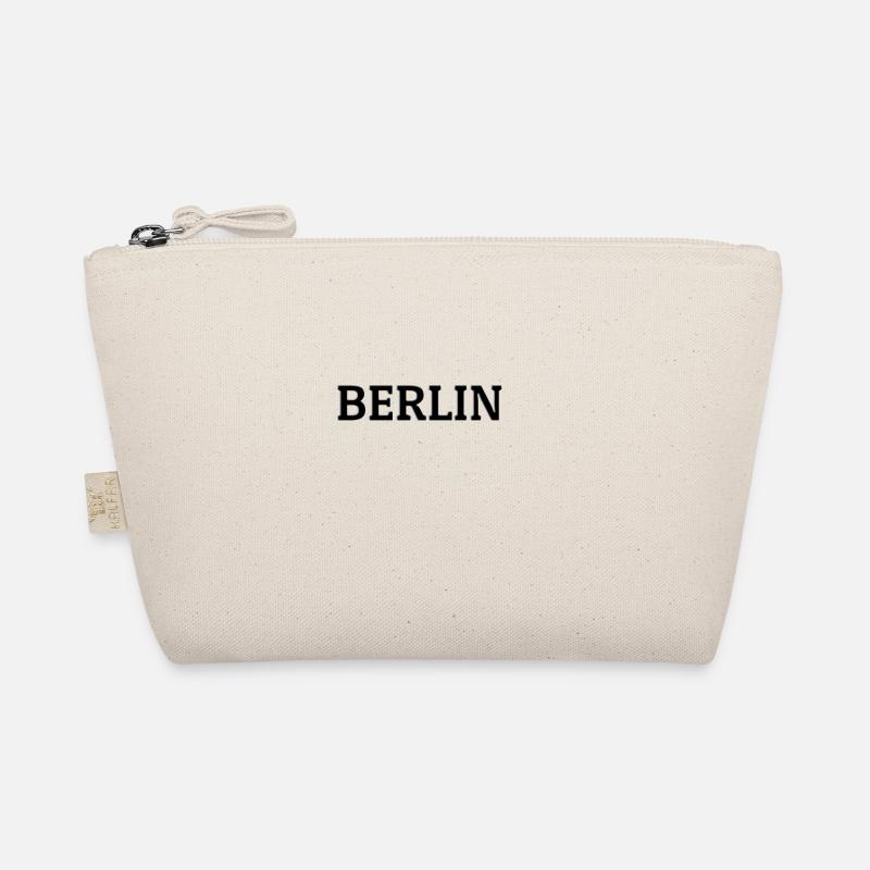 Berlin Aufdruck Souvenir - Bio-Täschchen - Natur