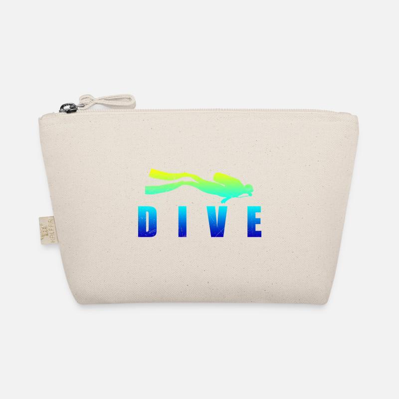 Diving DIVE Scuba Diving Diver gift idea Organic Pouch