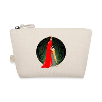 Pinup - Vintage Retro Burlesque Queen 50s Art - Organic Pouch - nature - Front