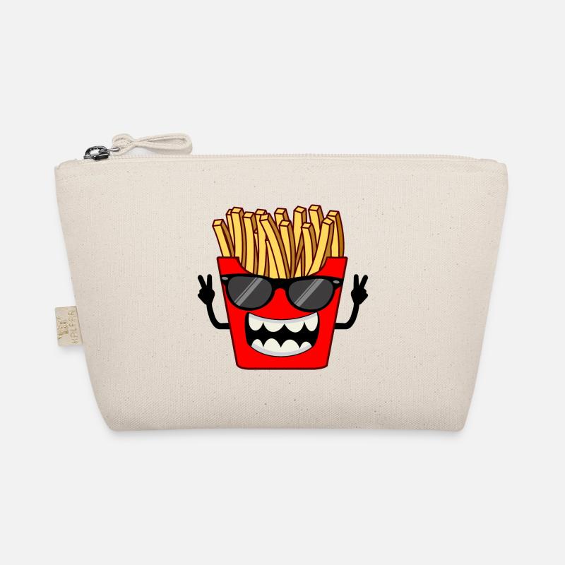 Frites avec des lunettes de soleil Funny Cool Trousse biologique