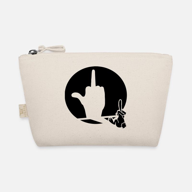 Rabbit shadow (customizable color) Organic Pouch