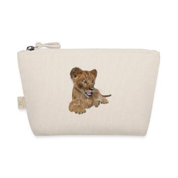 Cute lion cub - Organic Pouch - nature - Front