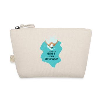 Swimming I can fly what is your superpower - Organic Pouch - nature - Front
