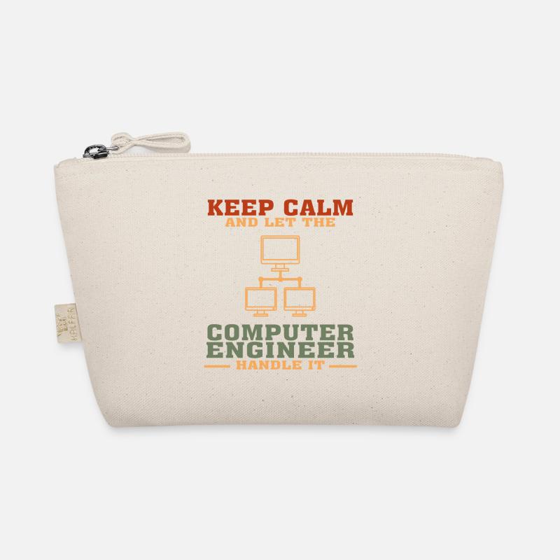 Bestseller Computer Engineer T-Shirt, Keep Calm Bio-Täschchen