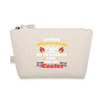 Feuerwehr Papa - Bio-Täschchen - Natur - Vorne