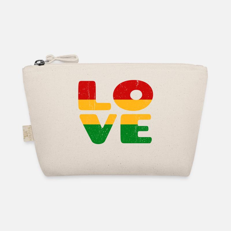 I love Jamaica Reggae Reggae Music Rasta Organic Pouch