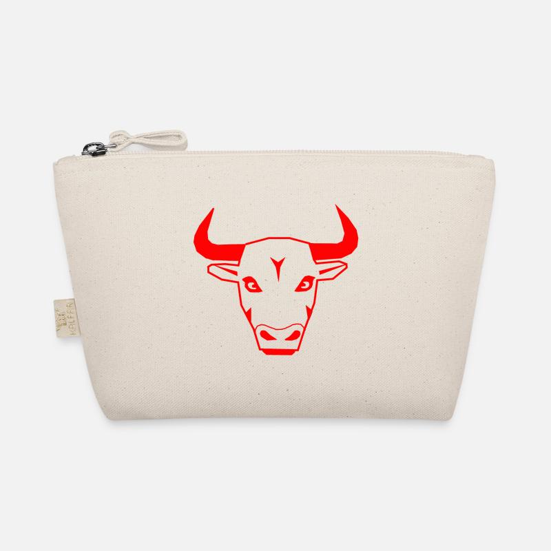 Bull in red Organic Pouch