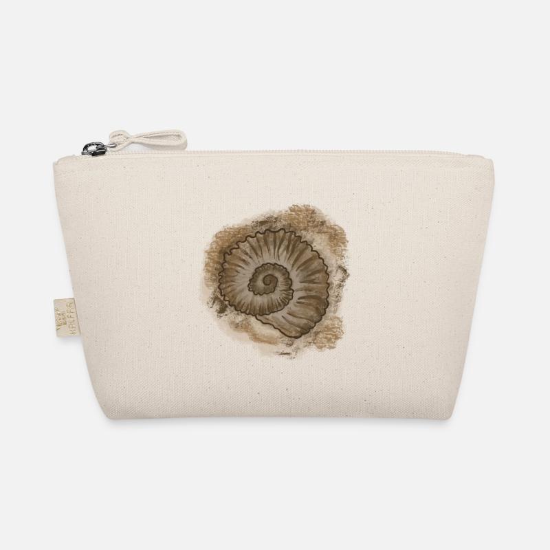 Antique Shell Illustration Organic Pouch