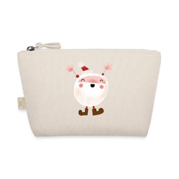 HAPPY SANTA - Bio-Täschchen - Natur - Vorne