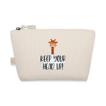 Keep your head up! - Organic Pouch - nature - Front