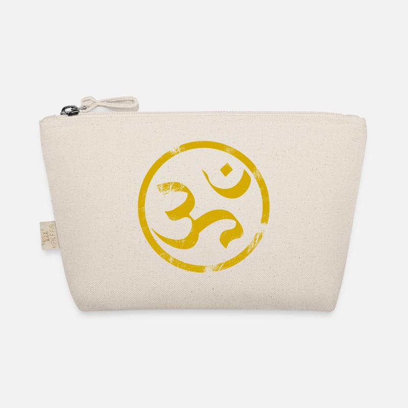 Om Sanskrit - Bio-Täschchen - Natur