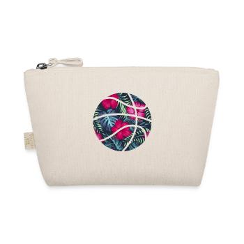basketball basketball tropical - Organic Pouch - nature - Front