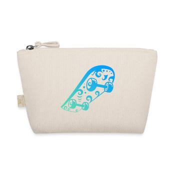 Maori Skateboard Liebhaber Tribal Tattoo Geschenk - Bio-Täschchen - Natur - Vorne