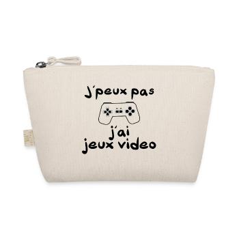 J'peux pas j'ai jeux vidéo jouer à la console - Trousse biologique - nature - Devant