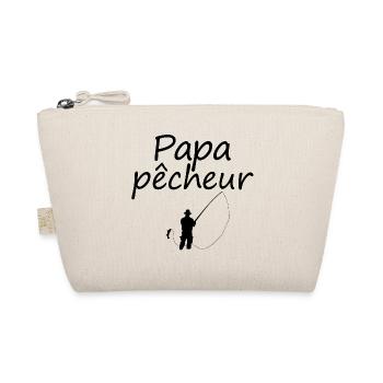 Dad sinner proud father fishing t-shirt gifts - Organic Pouch - nature - Front