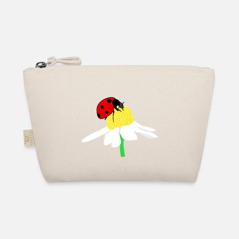 Marienkäfer Glück Gänseblümchen Bio-Täschchen