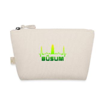 Büsum lighthouse design / gift idea - Organic Pouch - nature - Front