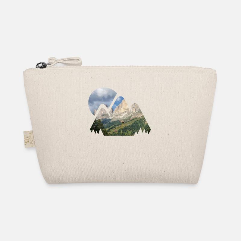 Mountain mountaineering landscape nature mountains forest Organic Pouch
