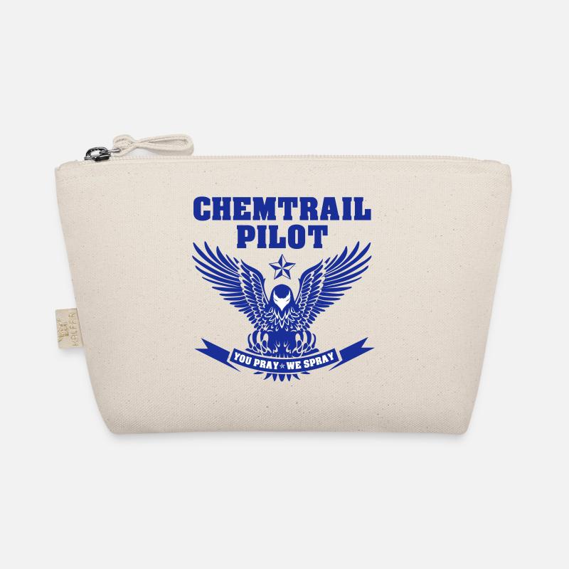 Chemtrail Pilot - Bio-Täschchen - Natur