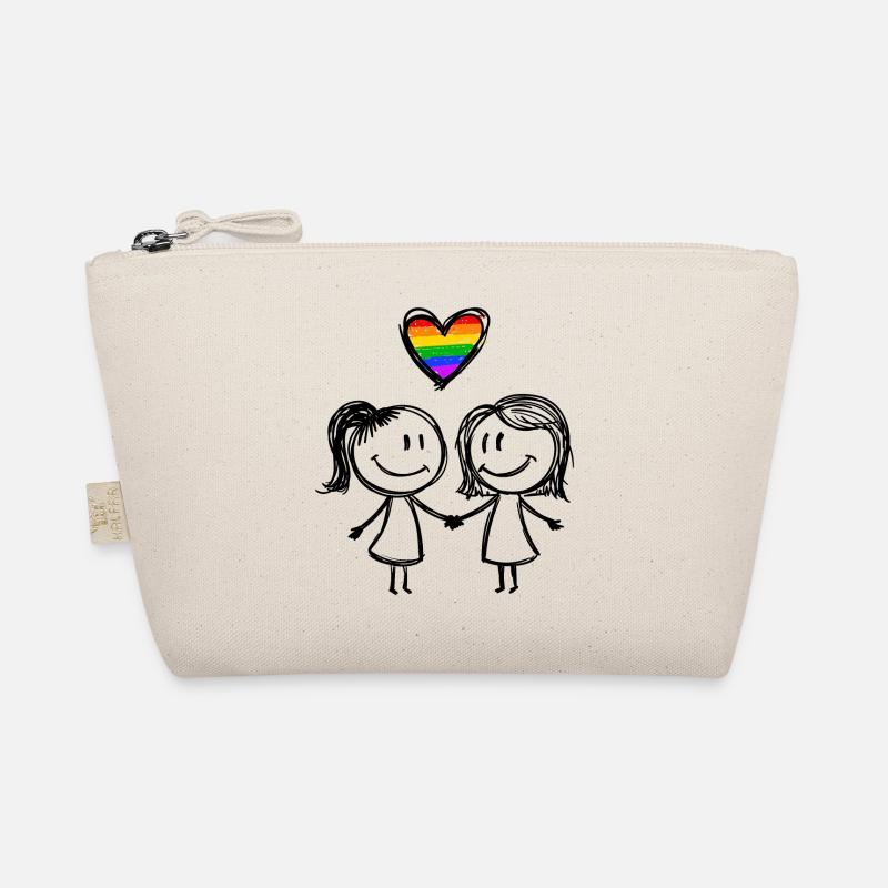 Lesbian Love Marriage Couple Pride Tolerance Equality Organic Pouch
