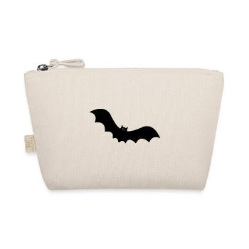 Halloween Fledermaus - Bio-Täschchen - Natur - Vorne