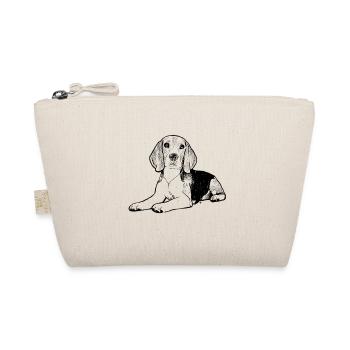 Beagle Sketch - Organic Pouch - nature - Front