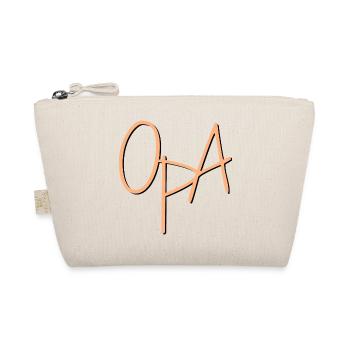 SCHRIFTZUG OPA MINIMALISTISCH - Bio-Täschchen - Natur - Vorne