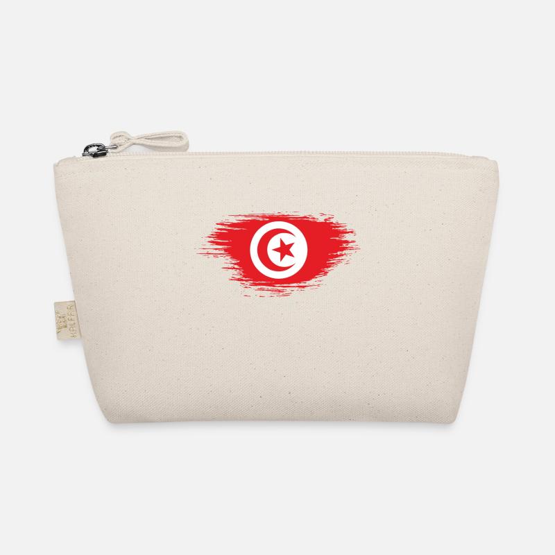 Tunisia flag Organic Pouch