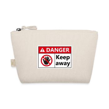 Danger Keep Away - Bio-Täschchen - Natur - Vorne