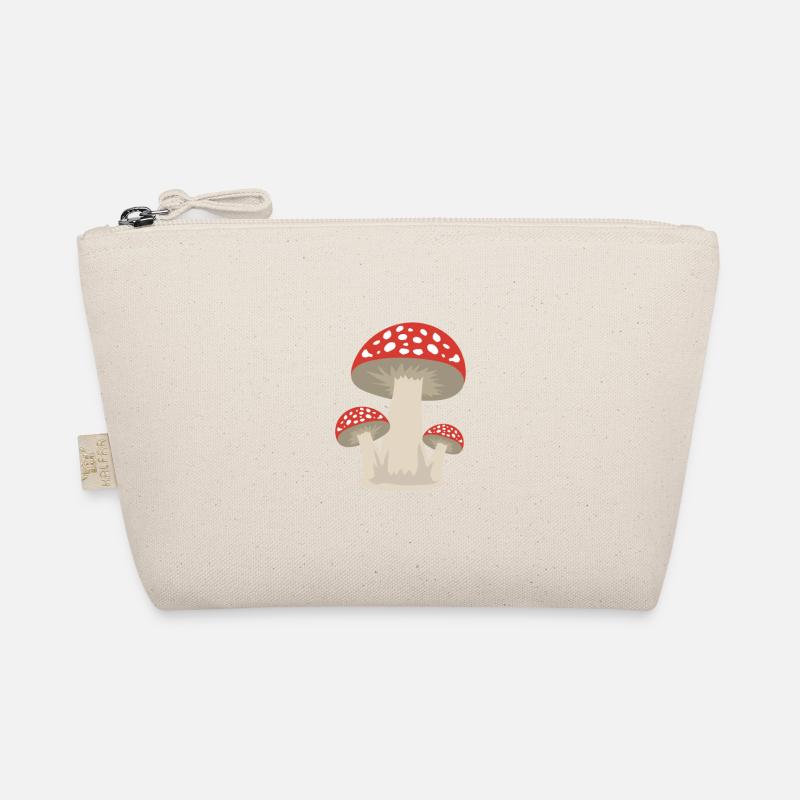 Mushroom lucky guy forest gift idea Organic Pouch