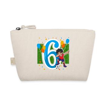 6 ans d'anniversaire tamponnant les enfants - Trousse biologique - nature - Devant