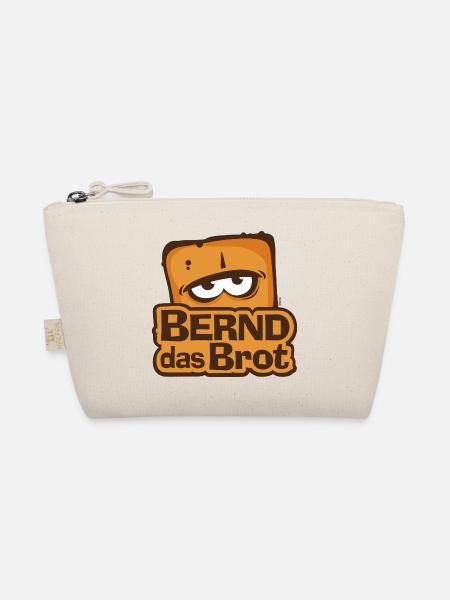 Bernd The Bread Logo - Organic Pouch - nature - Front