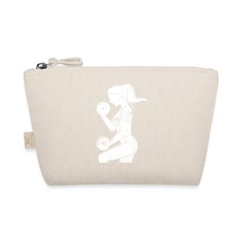 Dumbbell workout gym bicep gym - Organic Pouch - nature - Front